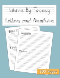 Learn by Tracing Letters and Numbers: Interactive Workbook for Kids