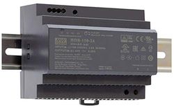 MEAN WELL HDR-150-24 - Alimentatore di rete per guida DIN Rail, 24 V/DC, 150 W, 1 x