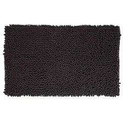 Five - Tapis de Salle de Bain Noir Chenille Maxi Confort 50 x 80 cm