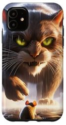 Fantasia Topo E Gatto Custodia per iPhone 11
