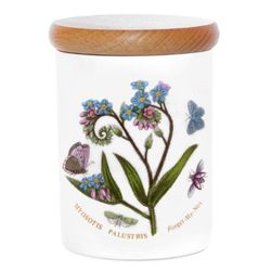 Portmeirion Home & Gifts Airtight Storage Jar, Earthenware,Rubber, Multi-Colour Colour, 10cm