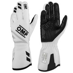 Ompracing Omp One Evo Fx Gloves FIA 8856-2018, White, Size S