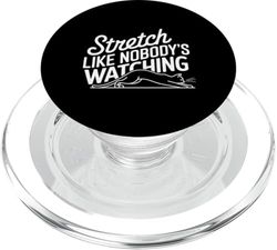 Diseño elástico como si nadie estuviera mirando a un gato PopSockets PopGrip para MagSafe