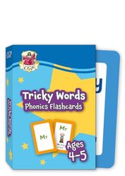 Tricky Words Phonics Flashcards for Ages 4-5 (Reception)