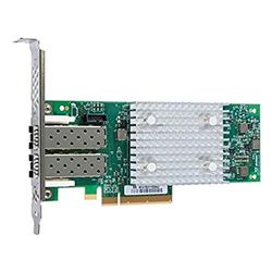 QLogic 16Gb FC Dual-Port HBA (Enhanced Gen 5) - Host bus adapter - PCIe 3.0 x8 low profile - 16Gb Fibre Channel x 2 - fo