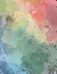 Unbound Expressions: Watercolor Dreams: An 8 1/2 x 11 Lined, Indexed, Soft Cover Journal