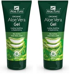 Aloe Pura Gel de Aloe Vera Orgánico (Paquete de 2)