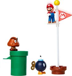 Nintendo Acorns Plains Diorama Set, Includes 5 Pieces