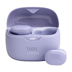 JBL Tune Buds - Trådlösa In-ear hörlurar med Bluetooth 5.3-teknik och aktiv brusreducering, JBL Pure Bass-ljud, 48h batteritid, lila