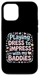 playing dress to impress with my baddies Case for iPhone 12/12 Pro