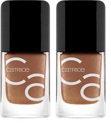 Catrice CATRICE ICONAILS Vernis à ongles gel Lacquer n° 172 - Marron brillant - Longue durée - Sans acétone - Végétalien - Sans particules de microplastiques - Sans conservateurs - 10,5 ml (Lot de 2)