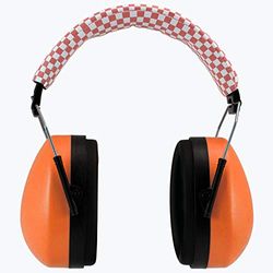 Alecto BV-71OE - Protezione dell'udito per bambini, protezione dal rumore, attenuazione 29 dB SNR, ideale per eventi e festival, elevato comfort di utilizzo, da 18 mesi, arancione