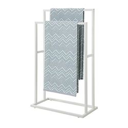 Sealskin carré portasciugamani, Metallo, Bianco, 24x48x12 cm