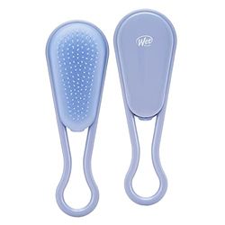 Wet Brush Pure and Clean Brosse démêlante bleue – Tous types de cheveux – Poils démêlants IntelliFlex ultra doux qui glissent facilement à travers les nœuds – Peigne sans douleur pour hommes, femmes,