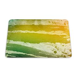 Bonamaison, Rechthoek Pop Art Digital bedrukte muismat, antislip onderkant, voor kantoor en thuis, grootte: 22x18 cm