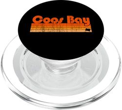 Coos Bay, estilo retro de los años 80 de Oregon PopSockets PopGrip para MagSafe