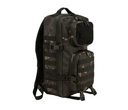 Brandit US Cooper Patch Large Backpack, Color: Dark_Camo, Size: OS, Sac Unisex, Camouflage Foncé, Taille Unique