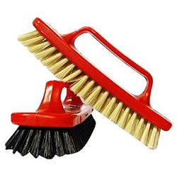 Glooke Selected Set 12 Brush Shoes with Handle Blonde 0119 Piac. Household Cleaning Tool, Multicoloured, One Size
