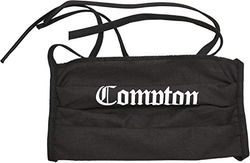 Mister Tee Compton Gezichtsmasker, 2 stuks, Zwart, Eén maat