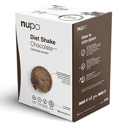 NUPO Diet Shake Chocolatée – Shakes diététiques de qualité supérieure pour la gestion du poids I Shake de remplacement de repas cliniquement prouvé pour le contrôle du poids I 12 portions I Sans OGM