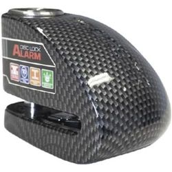 Xena - Antivol Moto Bloque Disque Alarme 120 Db XX10 Carbone 10mm - Classe Sra