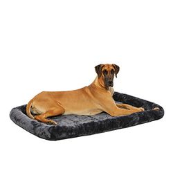 MidWest Homes for Pets Letto per cani o gatti, lungo 137,16 cm con comoda imbottitura, ottime per cani “grandi”, colore grigio, modello 40254-GY