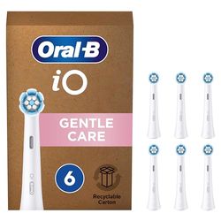 Oral-B IO Gentle Care Cabezal De Cepillo Eléctrico, Pack De 6 Unidades, Apto Para Buzones