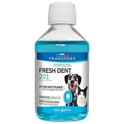 Francodex Fresh Dent Solution buvable pour l'hygiène Dentaire pour Petit Chien