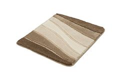 Meusch 2322271331 Alfombra de baño Ocean, 55 x 65 cm, color topo