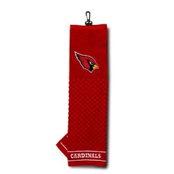 Team Golf NFL Arizona Cardinals broderad golfhandduk, rutig skrubbdesign, broderad logotyp, flera lagfärger, en storlek (30010)