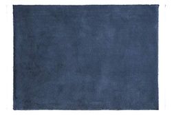 Eurofirany Decorative Rug Doormat Runner Bath Mat Living Room Bedroom Kitchen Rectangular Faux Fur Soft, Navy Blue, 60 cm x 90 cm