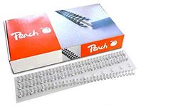 Peach Wire Binding Combs, 14mm Silver, 3:1, 34 Loops A4, 100 pcs. PW143-01