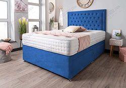 Sleep Factory Ltd Divan, Birch, Blue, Small Single