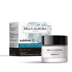 BELLA AURORA - Sublime 50 50 ml, Crema Antietà +50 Giorno, Rafforza la pelle, migliora la risposta immunitaria, attenua le macchie scure, unifica il tono, pelli a partire da 50 anni, effetto lifting