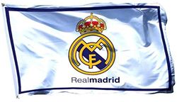 Lovely999 Real Madrid Vlag Banner 3x5ft Voetbal Duurzaam Binnen of Outdoor