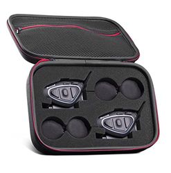 Midland BTX2 Pro S Twin C1414.05, Intercom Motocyklowy Bluetooth Podwójny, Kask Wodoodporny IPX6, Redukcja Szumów, Do 8 Osób, Bateria 23h, Zakres 800 m
