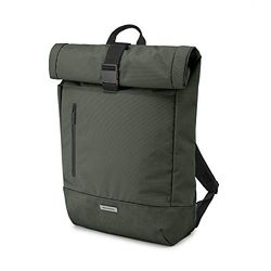 Molskine Metro RollTop - Mochila para Ordenador portátil, iPad, Tablet de hasta 15", Mochila para el Trabajo, tamaño 38 x 15 x 50 cm, Verde Musgo, ET20FMTRBKK6