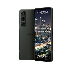 Sony Xperia 1 V - Smartphone Android, Téléphone Portable - Ecran 6.5 Pouces 21:9 CinemaWide 4K HDR OLED - Taux de rafraichissement de 120Hz - Triple caméra - 256Go Stockage - IP65/68 (Vert Kaki)