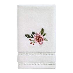 Avanti Linens - Fingertip Towel, Soft & Absorbent Cotton Towel (Spring Garden Collection), 13.00" x 13.00"