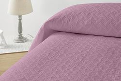 Degrees home - Liso - Colcha Cama 90 - Colcha bouti Cama - Primavera, Verano - 180x260 - Maquillaje