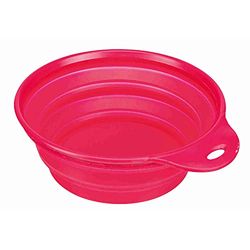 Trixie - Ciotola da viaggio in silicone, 0,5 l, confezione da 4
