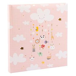 goldbuch Álbum de fotos de 25 x 25 x 4 cm, color rosa