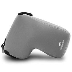 MegaGear Caminho de câmara de neoprene ultra leve compatível com Sony Alpha A7 III, A7R III, A9 (28-70 mm) - cinzento