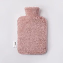 OHS Borsa dell'acqua calda con peluche in pile soffice e confortevole, durevole ritenzione del calore, caldo e morbido, taglia unica