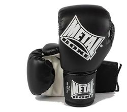 METAL BOXE Gants de Boxe Initiation Noir 08 oz