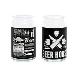 DKD Home Decor Bierglas (2 stuks)