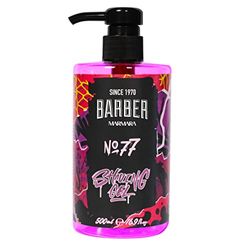 BARBER MARMARA Gel da barba da uomo n. 77 – Gel da barba trasparente da 500 ml – Shaving Gel Men – per una rasatura precisa dei contorni della barba – scorrimento ottimale – Raffredda la pelle