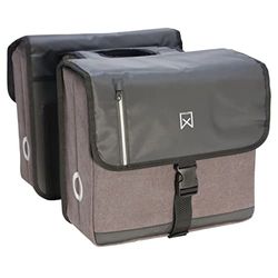 Bolsa Doble WILLEX Double Canvas/Bisonyl Business - 40 litros Grey-Black