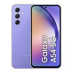 Samsung Galaxy A54 5G, Android Smartphone, 6,4 inch Dynamic AMOLED-display, 5.000 mAh accu, 128 GB/8 GB RAM mobiele telefoon in Awesome Violet