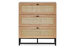 Julian Bowen Commode à 3 tiroirs Padstow en chêne